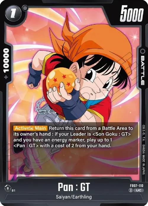 Pan : GT card art