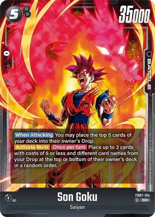 Son Goku card art