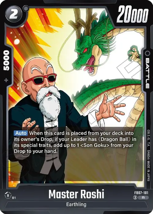 Master Roshi card art