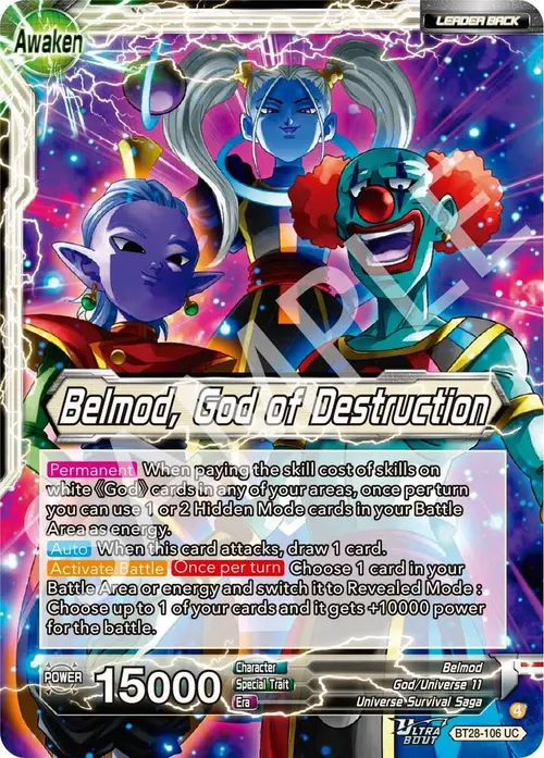 Belmod // Belmod, God of Destruction card art