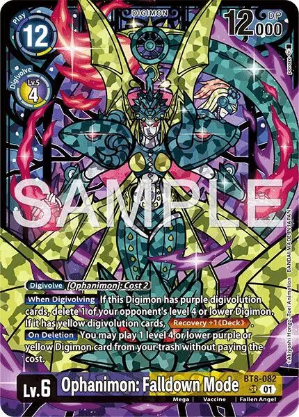 Ophanimon Falldown Mode (Premium Heroines Set Ver.2) card art
