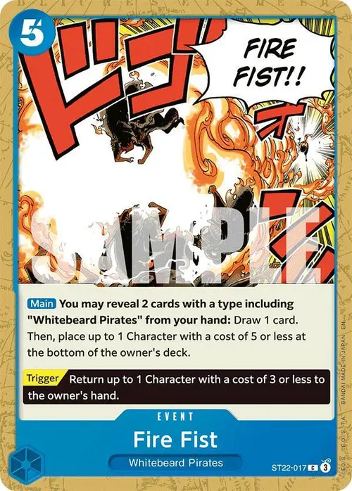 Fire Fist card art
