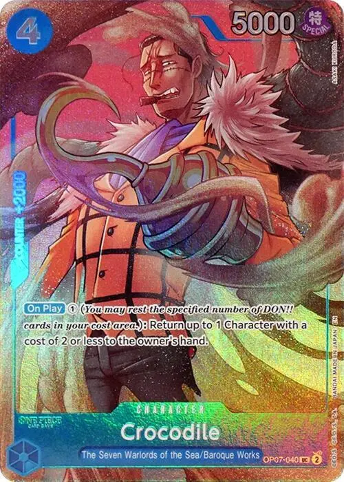 Crocodile (Seven Warlords of the Sea Binder Set) card art