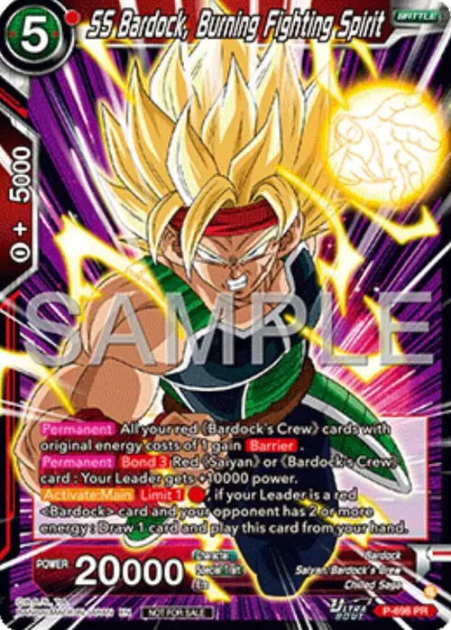 SS Bardock, Burning Fighting Spirit (Ultra-Bout Series Tournament Pack Vol.13) card art