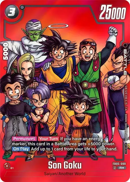 Son Goku (Limited Pack MANGA Version 01) card art