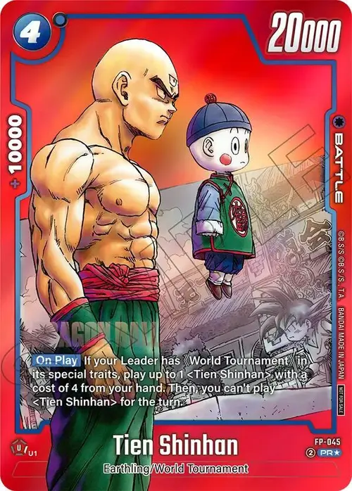 Tien Shinhan (Limited Pack MANGA Version 01) card art