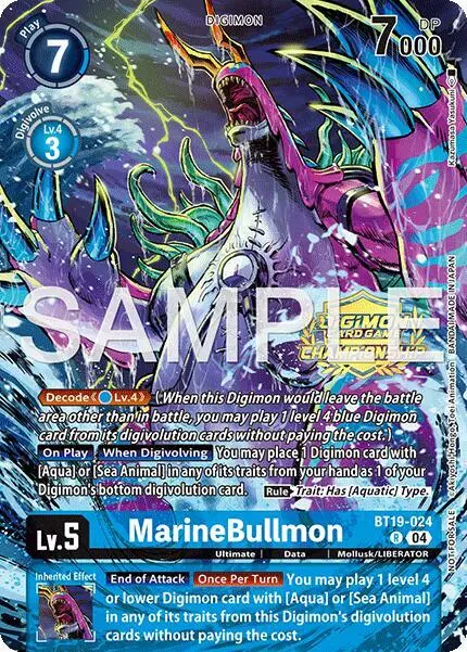MarineBullmon (Championship 25-26 Tamers Pack Season 1) card art