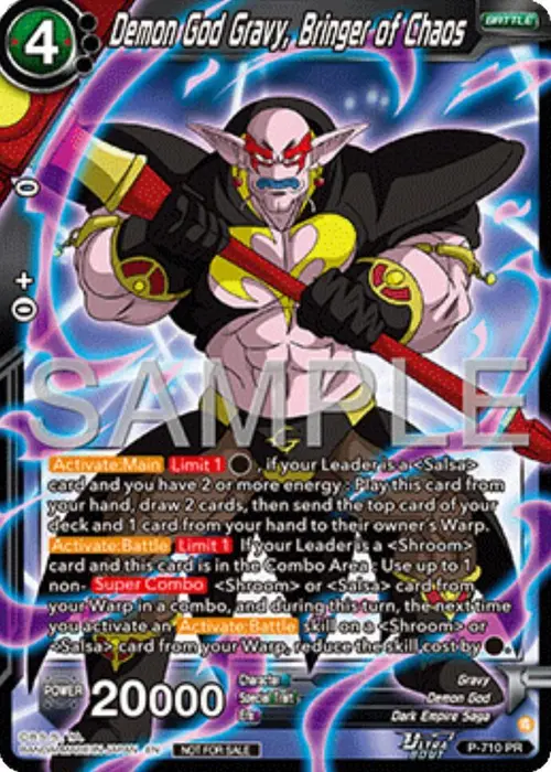 Demon God Gravy, Bringer of Chaos (Ultra-Bout Series Tournament Pack Vol.13) card art