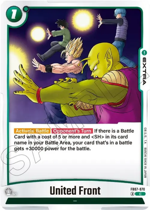 United Front card art