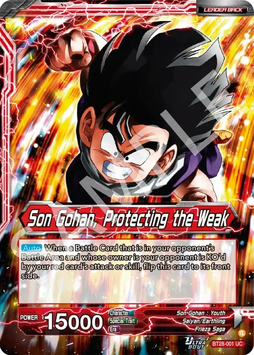 Son Gohan // Son Gohan, Protecting the Weak card art