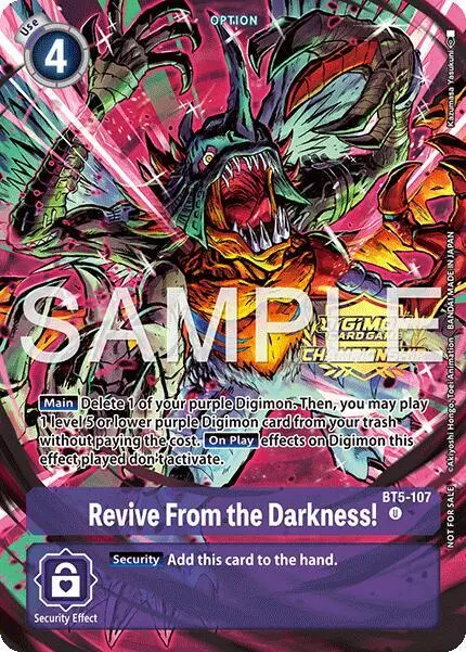 Revive From the Darkness! (Championship 25-26 Tamers Pack Season 1) card art