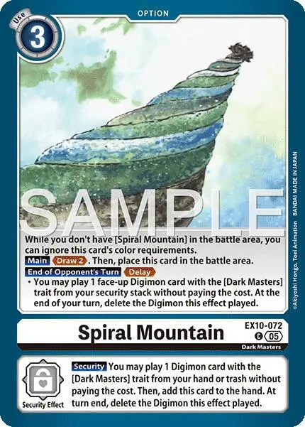 Spiral Mountain card art