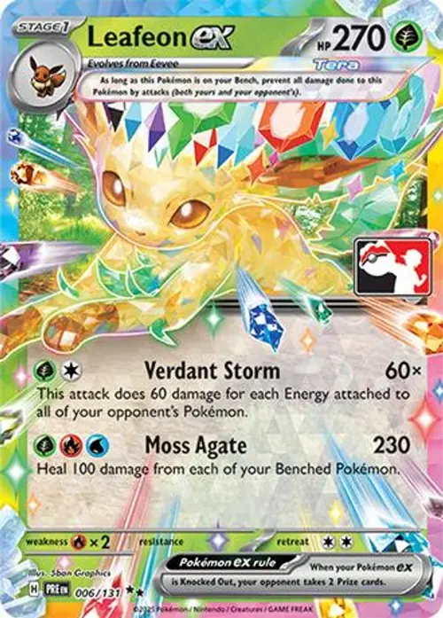 Leafeon ex - 006/131 card art