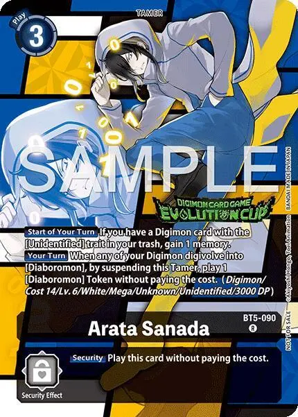 Arata Sanada (Evolution Cup 2025 Vol. 2) card art