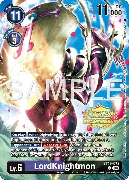 LordKnightmon (Championship 25-26 Tamers Pack) card art