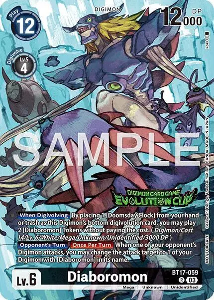 Diaboromon (Evolution Cup 2025 Vol. 2) card art