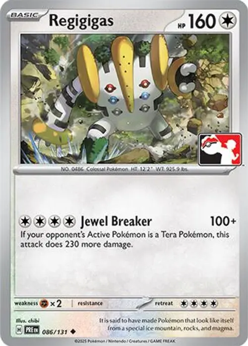 Regigigas - 086/131 card art