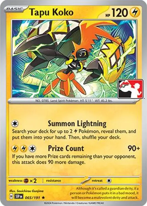 Tapu Koko - 065/191 card art
