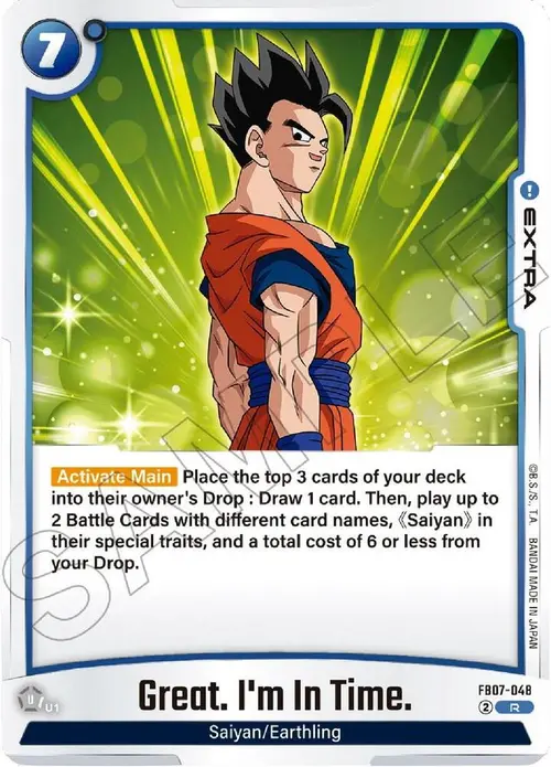 Great. I'm In Time. card art