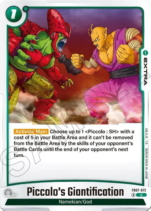 Piccolo's Giantification card art