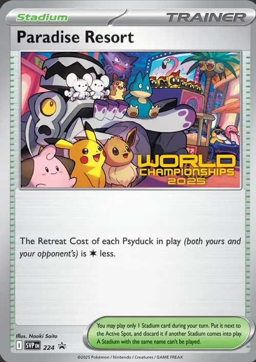 Paradise Resort - 224 (World Championships 2025) card art