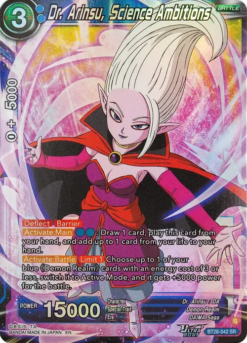 Dr. Arinsu, Science Ambitious card art