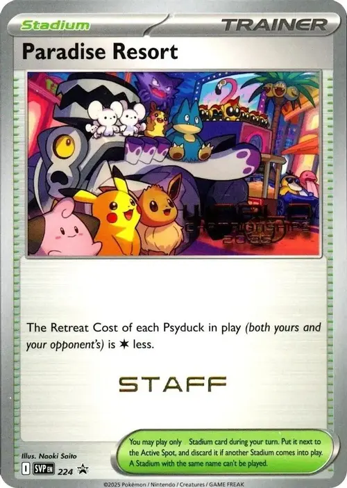 Paradise Resort - 224 (World Championships 2025) [Staff] card art