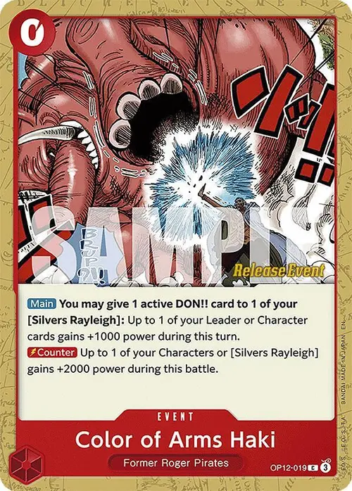 Color of Arms Haki card art