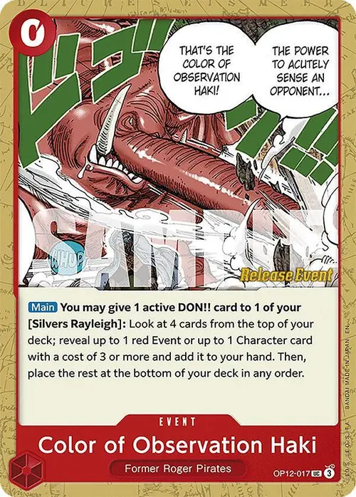 Color of Observation Haki card art