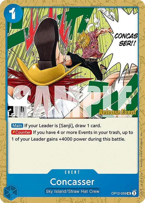 Concasser card art