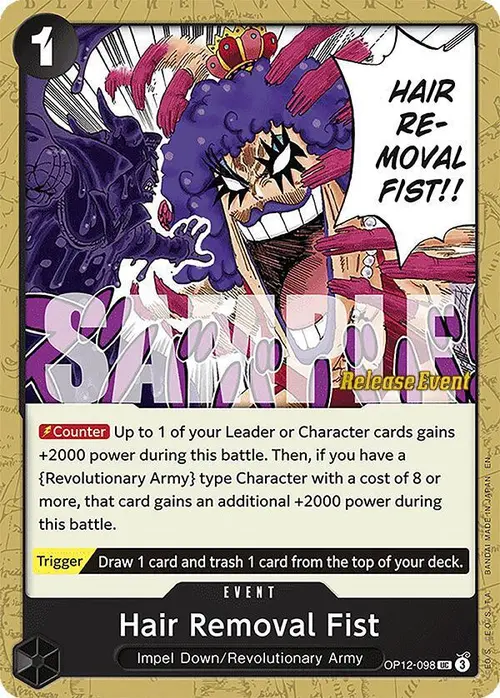 Hair Removal Fist card art