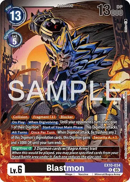 Blastmon card art