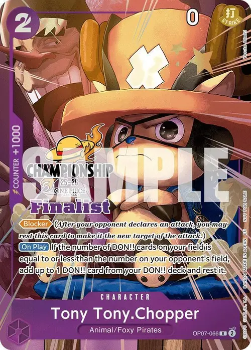 Tony Tony.Chopper (CS 25-26 Finalist Card Set 1) card art
