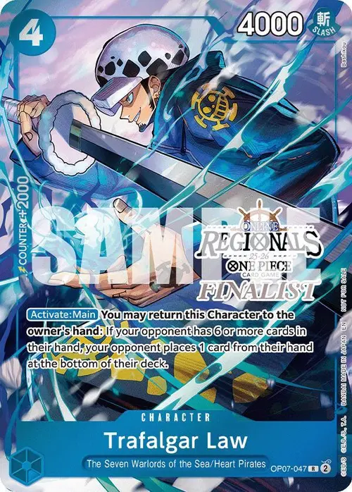 Trafalgar Law (Online Regional Finalist Card Set 2025 Vol.2) card art