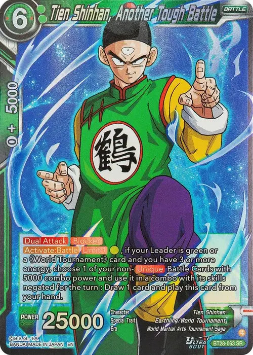Tien Shinhan, Another Tough Battle card art