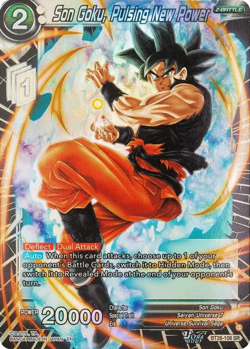 Son Goku, Pulsing New Power card art