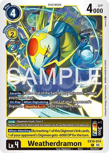 Weatherdramon card art