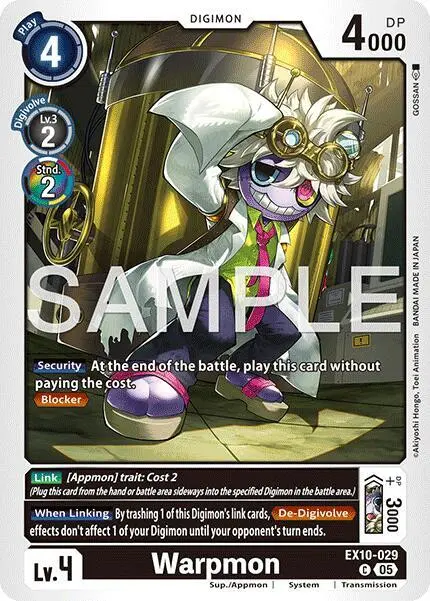 Warpmon card art