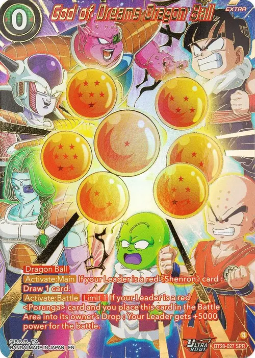 God of Dreams Dragon Ball (SPR) card art