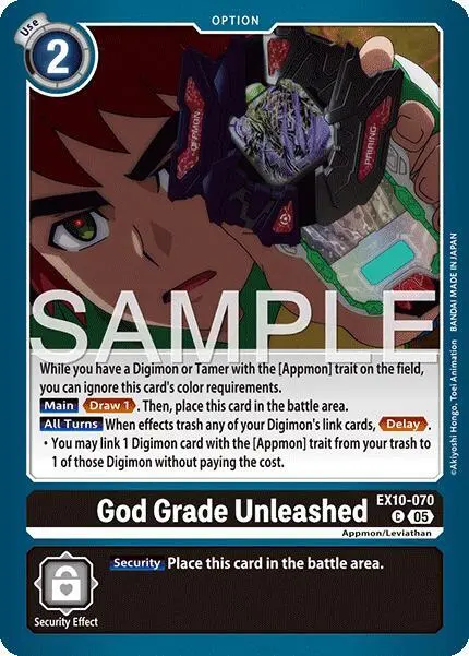 God Grade Unleashed card art