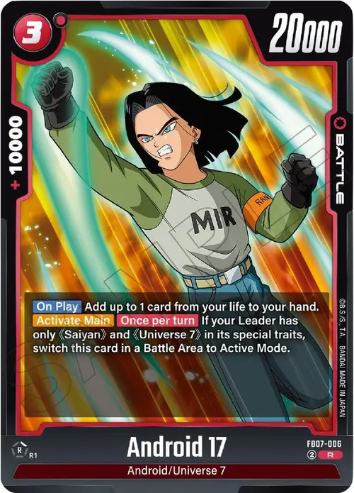 Android 17 card art