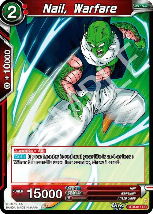 Nail, Warfare card art