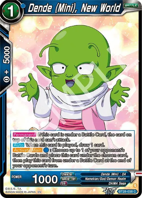 Dende (Mini), New World card art