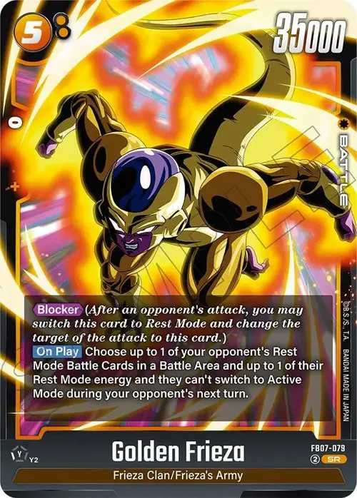 Golden Frieza card art