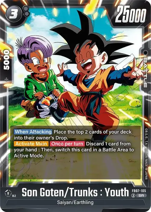 Son Goten/Trunks : Youth card art