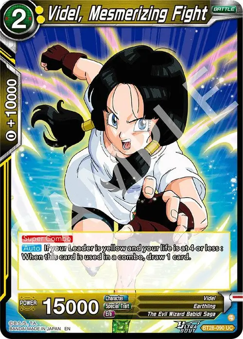 Videl, Mesmerizing Fight card art
