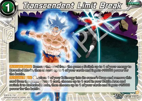 Transcendent Limit Break card art