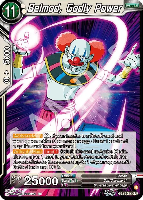 Belmod, Godly Power card art