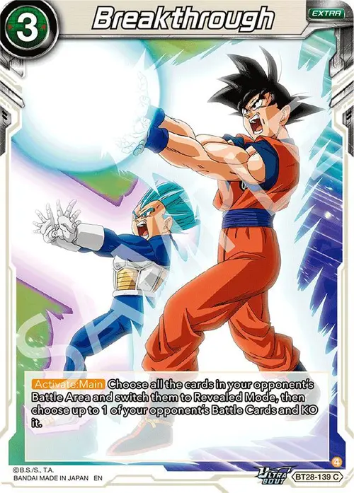 Breakthrough card art