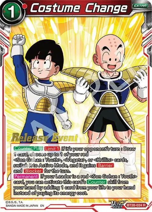Costume Change card art